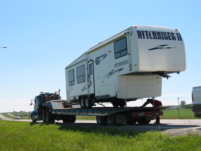 HaRV on flatbed: HaRV on Flatbed in Calgary